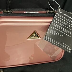 TriForce Rose Gold  hard sided Cosmetic Case